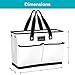 SCOUT BJ Bag - Large, Utility Tote Bag for Women, Nurses, Teachers and Moms with Zipper & 4 Exterior Pockets for Organizing