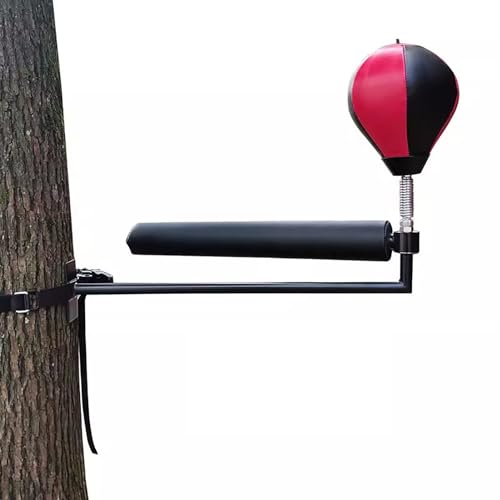 Wing Chun Muñeco Muñeco Giratorio de Artes Marciales para Boxeo, Maniquí de Montaje en Pared para Entrenamiento de Wing Chun, Niños Adultos Golpeando Muñecos para Objetos Duros, Equipo de ala Tsun (S