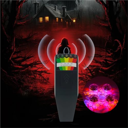 Medidor EMF digital con 5 LED y bolas luminosas gato miniatura 5