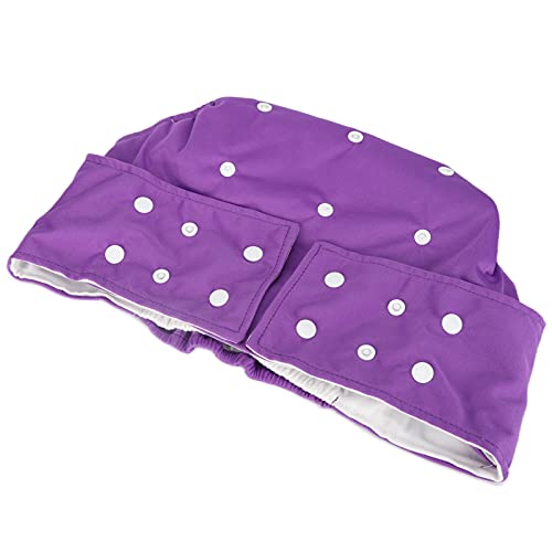 cersalt Pañal Reutilizable para Adultos, Pañal de Tela Ajustable para Adultos, Tela Impermeable de TPU para Uso Diario para Discapacitados