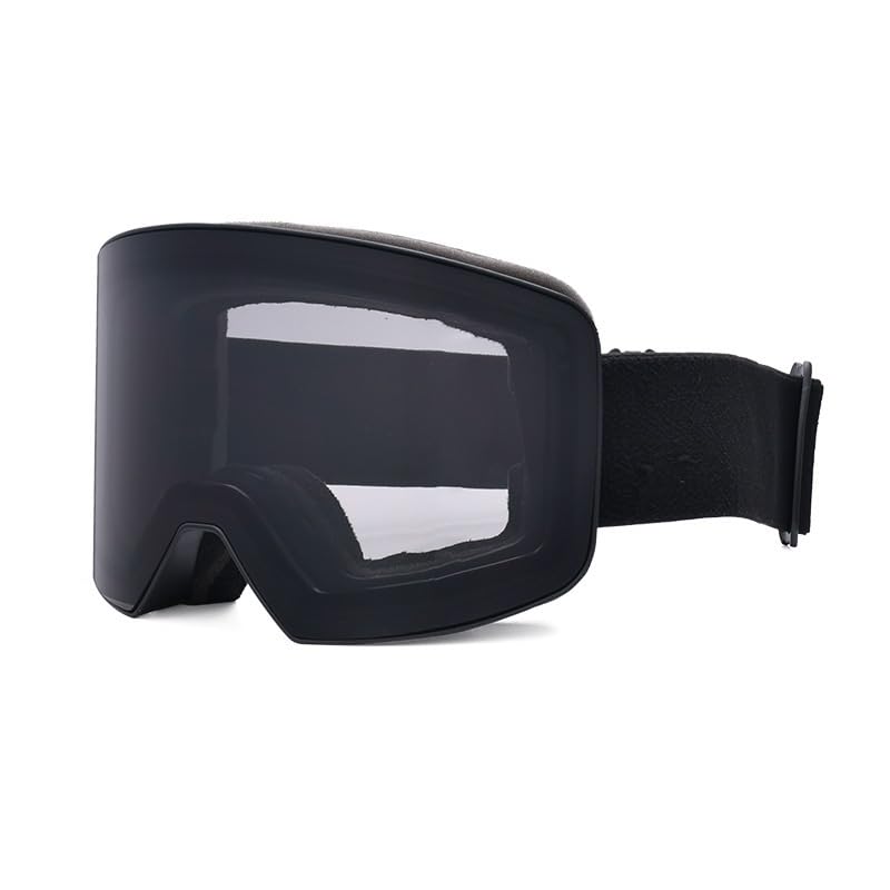 Lunettes de ski coupe-vent pour homme et femme, double pont, anti-buée, anti-reflets, protection UV