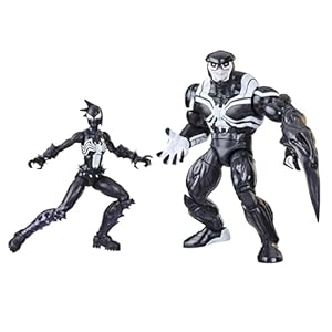 Marvel Hasbro – Venom: Space Knight Legends Pack 2 Figurines Mania & Venom Space Knight 15 cm