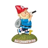 Golfing Garden Gnome Statue - Funny Lawn Decoration, Outdoor Golf Decor, Quirky Yard Ornament, Unique Golf Gift, Lawn and Garden Figurine