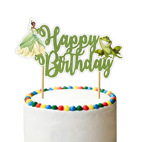 Décoration de gâteau Princesse et la Grenouille Seyal pour anniversaire enfant