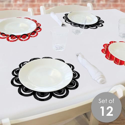 Platos Desechables Red Carpet Red Dot x12 miniatura 2