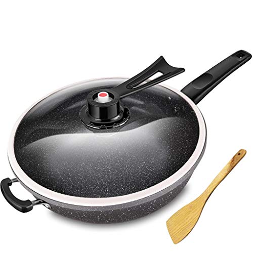 Wok de 32 cm con recubrimiento de piedra Maifan