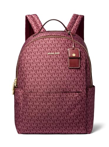 Michael Kors Sable Large Backpack, Gold-Tone Hardware/Mulberry