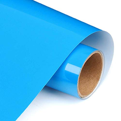 TransWonder Premium Heat Transfer Vinyl Rolls for Shirts 12in.x5ft. Iron on Vinyl for T-Shirt Clothing (Royal Blue)