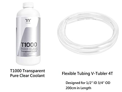 Image of Thermaltake Pacific C360 Ddc Res /Pump 5V Motherboard Sync Copper Radiator Soft Tube Water Cooling Kit CL-W253-CU12SW-A