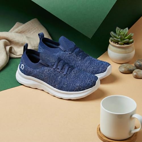Image of DOCTOR EXTRA SOFT Men's Running & Walking Shoes Lightweight Comfortable Slip-On Sports Sneakers with Memory Foam Cushion, Breathable Knitted Upper, Anti-Slip Sole Flexible Gym Training Shoes D-2013