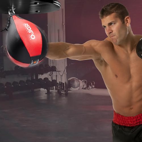 image for Redipo Boxing Speed Bag - PU Leather Speed Punching Bag, MMA Training 