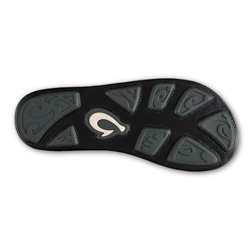 Image of OluKai Mea Ola Mano Men's Leather Sandals, Hand-Woven Hawaiian Strap