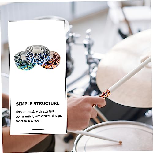 Abaodam 6pcs Anti-Slip Drumstick Wraps PU Tape miniatura 2
