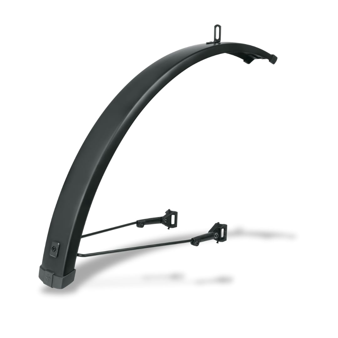 SKS GERMANY INFINITY UNIVERSAL MUDGUARD - 27.5" to 29" Front Mudguard (Fits Infinity Luggage Carrier Series, Aluminium/Plastic), Black