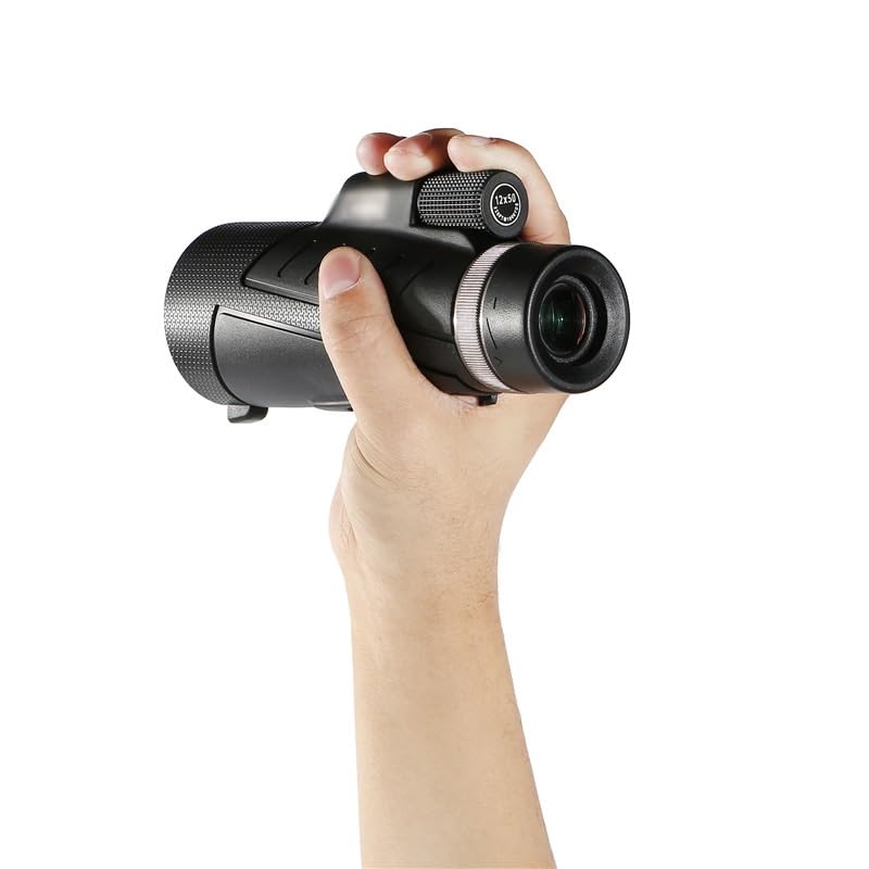 Telescopio monocular 12x50 alta definición luz baja miniatura 2