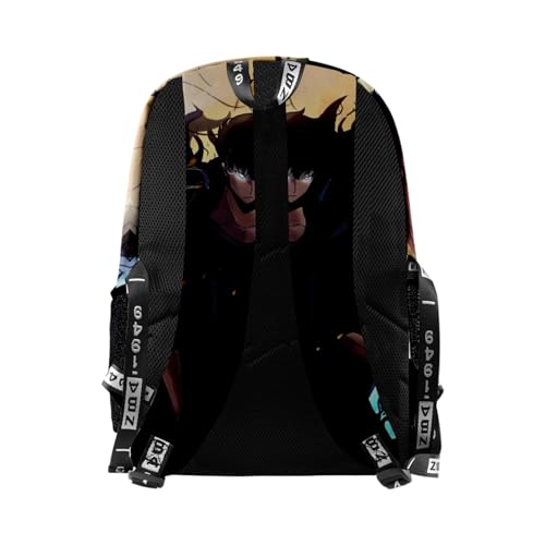 ISaikoy Anime Solo Leveling Backpack School Bag Bookbag Daypack 3D Printing Bag 92