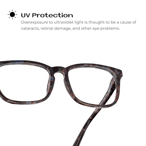 Image of Readerest Blue Light Reading Glasses - Lightweight Computer Glasses w /Spring Hinges - UV Protection, Anti Glare & Eye Strain
