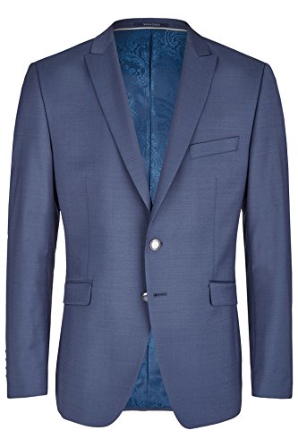 Wilvorst Jackett zum Hochzeitsanzug, blau, in einem uninahen Serge Nouveau,...