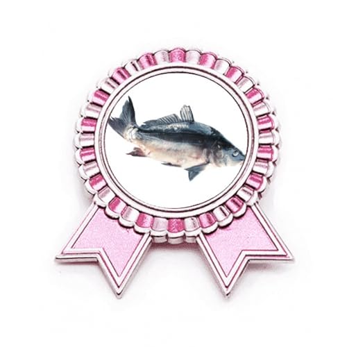 Broche poisson rose art déco le cadeau idéal en métal pour amateurs de mode
