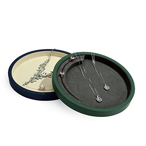 Plateau de rangement bijoux YZCIS haut de gamme en microfibre couleur B