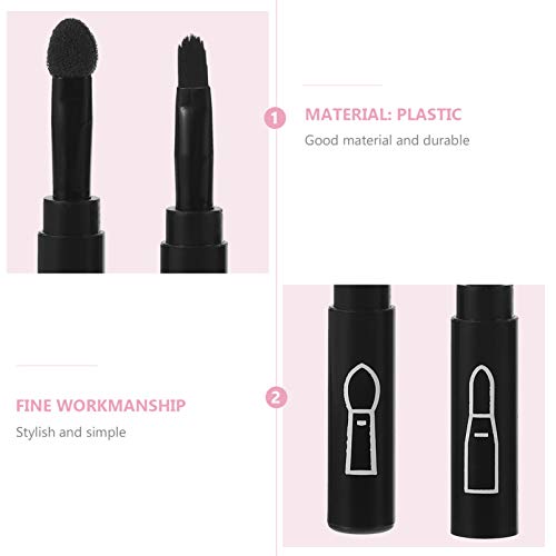 Lurrose 4 em 1 Pincel de Maquiagem, Design Combinado, Pincéis de Maquiagem, Pincel de Sombra, Pincel