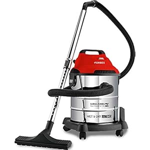 Eureka Forbes Ultimo Wet & Dry 1400 Watts, 20 KPa High Power Suction Vacuum Cleaner | Blower Function | 20 Litres Tank Capacity | Stainless Steel Body | 7 Accessories | Lightweight | 1 Year Warranty