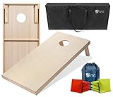Tailgating Pros 4'x2' & 3'x2' Cornhole Boards w/Carrying Case & Set of 8 Cornhole Bags (You Pick Colors) 150+ Color Combos!