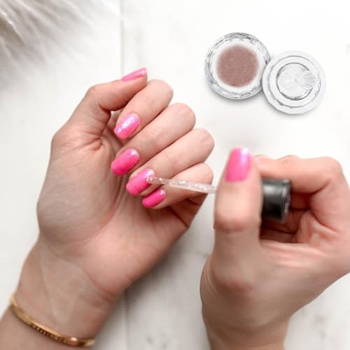 Conjunto 6 Vasos de Cristal para Manicura con Tapa miniatura 7