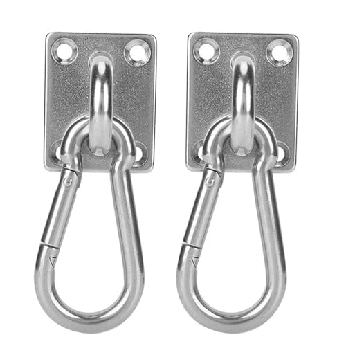 Gancho de techo alta resistencia para colgar hamacas de forma segura, soporte inoxidable