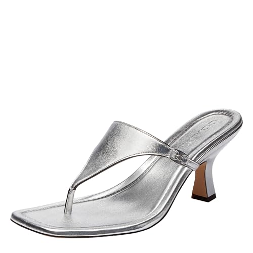 Sandales à plateforme Coach Heritage Hardware pour femme en cuir noir élégant
