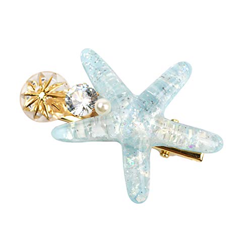 Shell Pearl Starfish Hair Clip Set For Women Girls, Princess Hair Clips, Alligator Hair Clips, Ladies And Girls Headwear Styling Tools Hair Accessories #TOP3