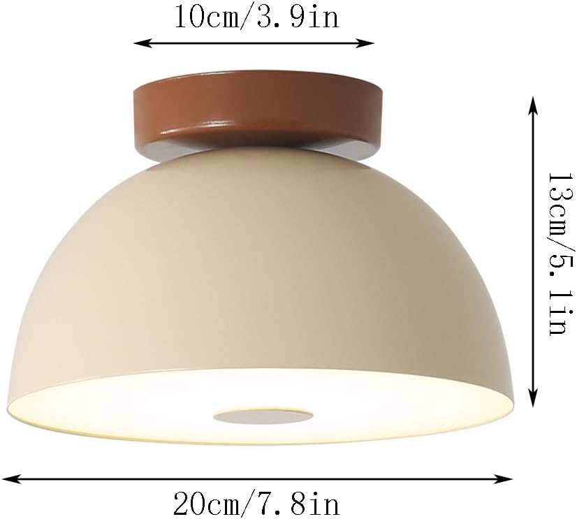 Balcony Ceiling Lamp 3000-6000K Dimmable LED Aisle Ceiling Lights Cloakroom Flat Ceiling Lighting Simple Style Bedroom Close to Ceiling Light Fixtures for Living Room Bedroom Office Hallway