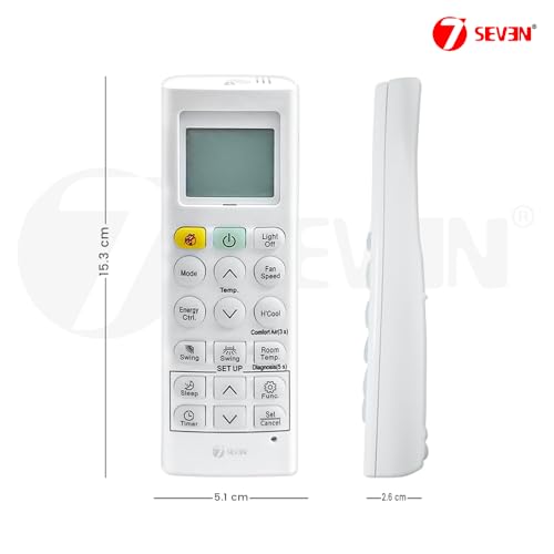 Image of 7SEVEN Compatible AC Remote Control for LG Split and Window Air Conditioner, Match Keys Exactly with Original 36J AC Remote Before Placing Order