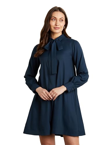 Image of Symbol Premium Women A Line Flared Dress (Knee Length | Desk-to-Dinner) (Available in Plus Sizes)