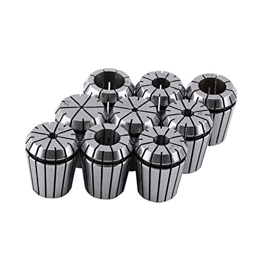 9pcs ER32 Spring Collet Set, Workholding Engraving Collet, for CNC Engraving Machine and Milling Lathe Tool 2-20mm - Image 4