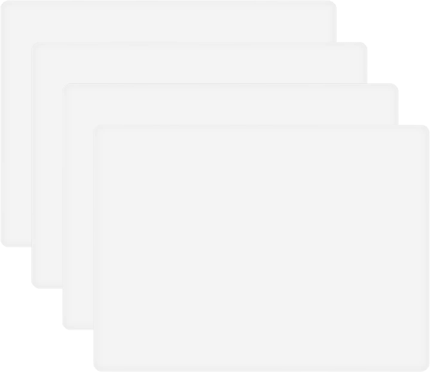 ONLYKXY 4pcs Rectangular Silicone Placemats 40x30cm/15