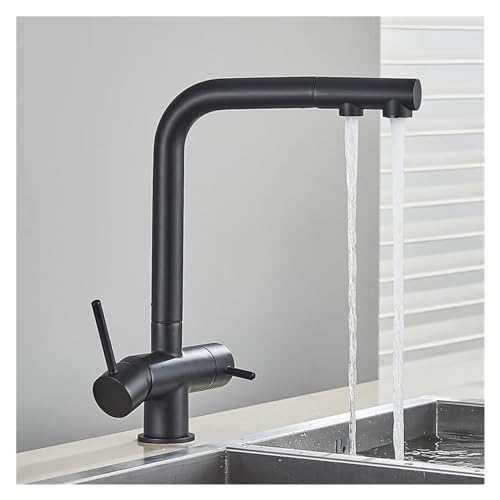 Robinet de cuisine en laiton chromé double jet pour un quotidien parfait