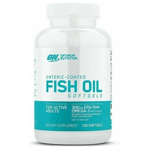 Anexa ON Optimum Nutrition Fish Oil Enteric-Coated 100 Softgels 300MG EPA/DHA Omega-3