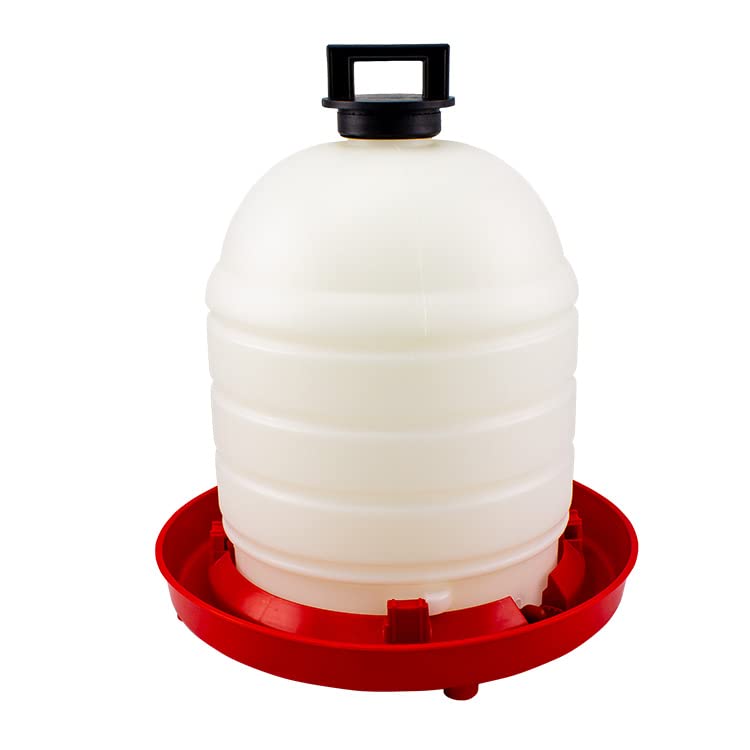 Abbeveratoio a sifone da 15 litri con manico-tappo - River Systems - in plastica di ottima qualità