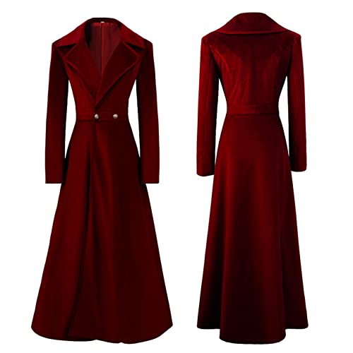 Manteau gothique en velours féminin idéal pour vos sorties d'automne et d'hiver - 2