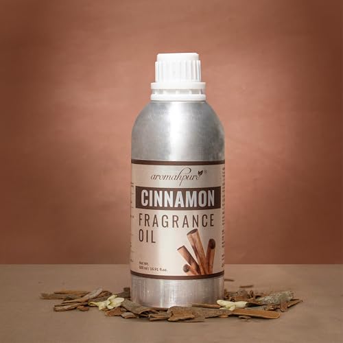 Image of Aromahpure Cinnamon Aroma Oil | 500ml Undiluted & Natural | Long-Lasting Scent for Aromatherapy, Candle & Soap Making, Diffusers, Room Freshener, Humidifier, Bathroom Revitalizer & Home Essentials