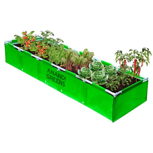 Anandi Green's HDPE UV Protected 360 GSM Green Color Rectangular ...
