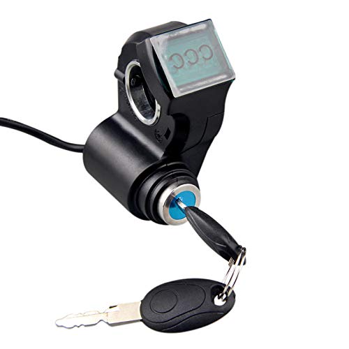 HERCHR Daumengas-Griff Mit LED-Anzeige Für E-Bikes & Elektroroller – 0,8-4,2V, Automatische Spannungserkennung
