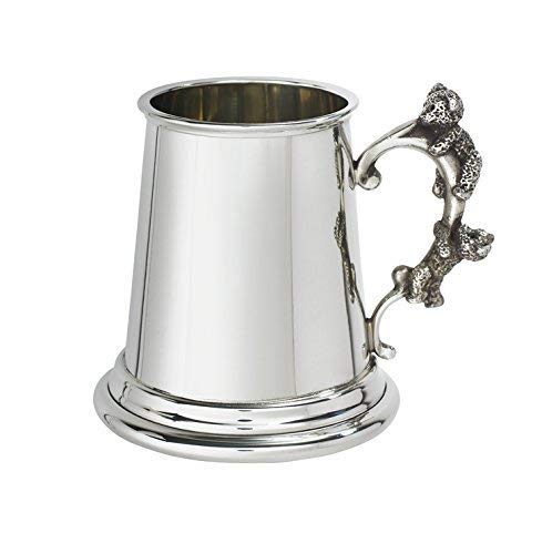 Wentworth Pewter - Miś uchwyt cyny kubek dla niemowląt, prezent dla dziecka, pamiątka