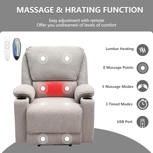Sillón Plegable con Soporte Eléctrico y Porta Vasos miniatura 4