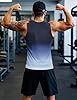 PINSPARK Men's Tank Top Sleeveless Shirt Fitness Training Shirt Summer Outdoor Functional Shirt Blue XL #1