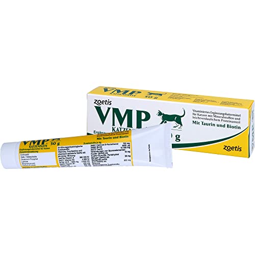 Zoetis VMP Katzenpaste | 50 g | Ergänzungsfuttermittel für Katzen | Kann dabei helfen Mangelerscheinungen auszugleichen