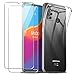 Produktbild Hülle kompatibel mit Ulefone Note 10, Transparent Weich TPU Handyhülle mit Zwei Gehärtetes Glas Schutzfolie Displayschutzfolie für Ulefone Note 10 (6,52 Zoll)