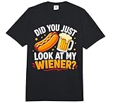 Did You Just Look At My Wiener Funny Hotdog Food Humor Comfort Colors Adult Heavyweight T-Shirt