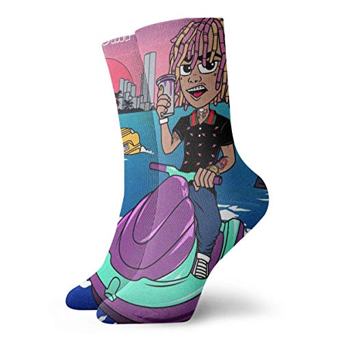 Lil Pump Lil Pump Band Fun Novelty Classic Fashion Casual Sports Socks Crew Socks